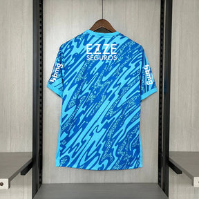 Camisa Corinthians Goleiro C/ Todos Patrocinadores 2024/25 - Azul